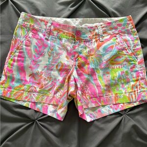 Lilly Pulitzer Scuba to Cuba Patterned Women's Shorts
